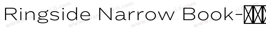 Ringside Narrow Book字体转换